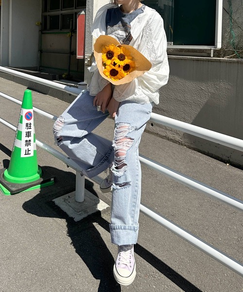 Alley Tokyo ワイドパンツ ジーンズ デニム デニムパンツ けっこうな