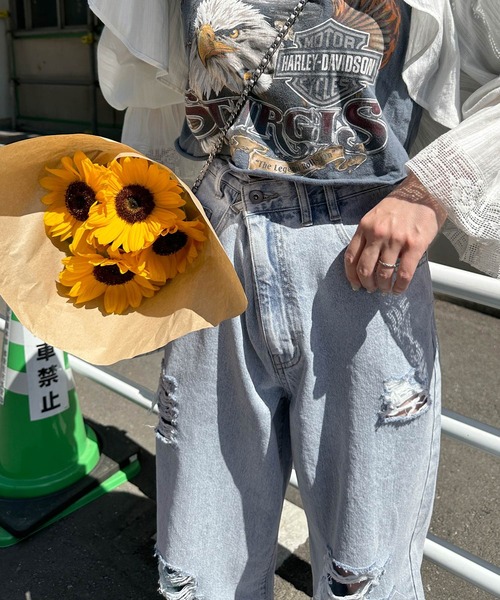 Alley Tokyo ワイドパンツ ジーンズ デニム デニムパンツ けっこうな