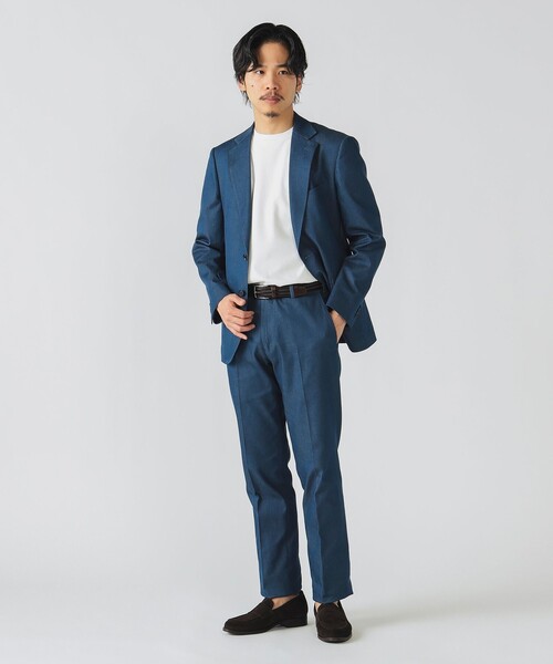 BEAMS HEART スラックス ストレッチ デニム ノープリーツ 25SS