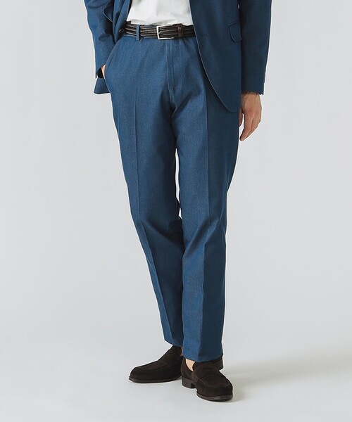 BEAMS HEART スラックス ストレッチ デニム ノープリーツ 25SS