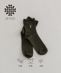 靴下 「UR TECH」ワイドリブ刺しゅうソックス メンズ｜ZOZOTOWN Yahoo!店
