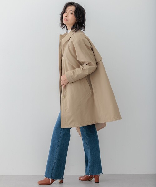 23区 コート アウター 「撥水加工/洗える」中綿ベストライナー付き