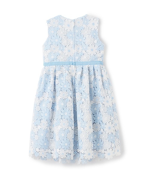 mezzo piano ワンピース ケミカル花レース ワンピース キッズ 子供服