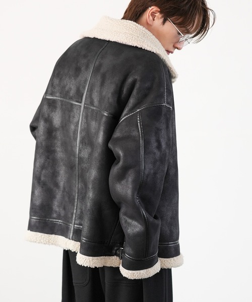 SIDEWAY STANCE ムートンジャケット ムートンコート 「SIDEWAY