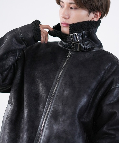 SIDEWAY STANCE ムートンジャケット ムートンコート 「SIDEWAY