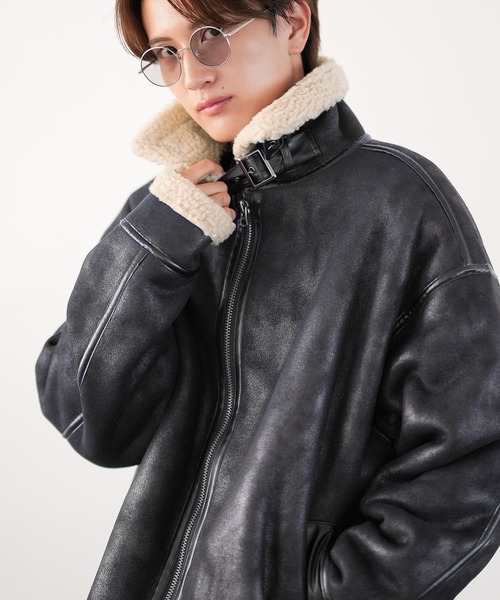 SIDEWAY STANCE（サイドウェイスタンス） ムートンジャケット ムートン