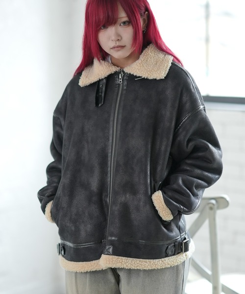 SIDEWAY STANCE（サイドウェイスタンス） ムートンジャケット ムートン