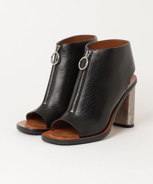 CELINE ヒール サンダル CELINE 「CELINE」 ヒールサンダル 37.5 ブラック レディース