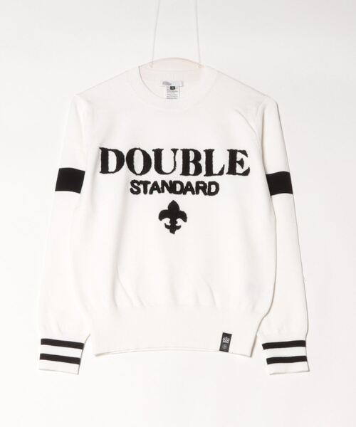DOUBLE STANDARD CLOTHING ニット セーター SNOWYロゴ刺繍ニット
