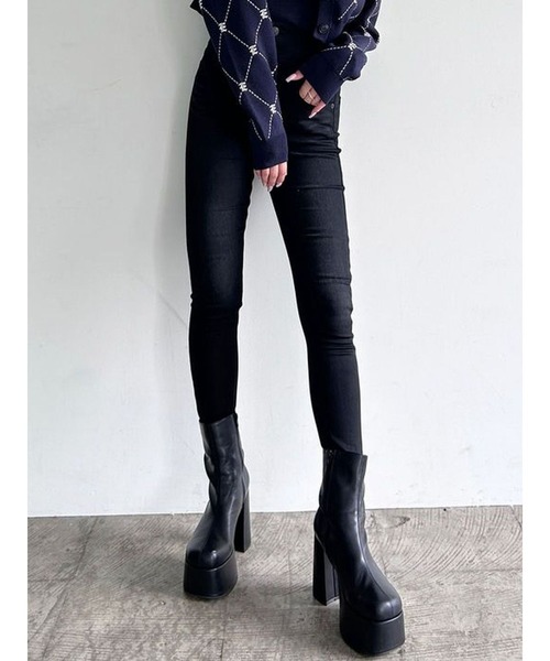 EMODA ジーンズ デニム デニムパンツ 「ELDER」SYMハイウエストデニム  