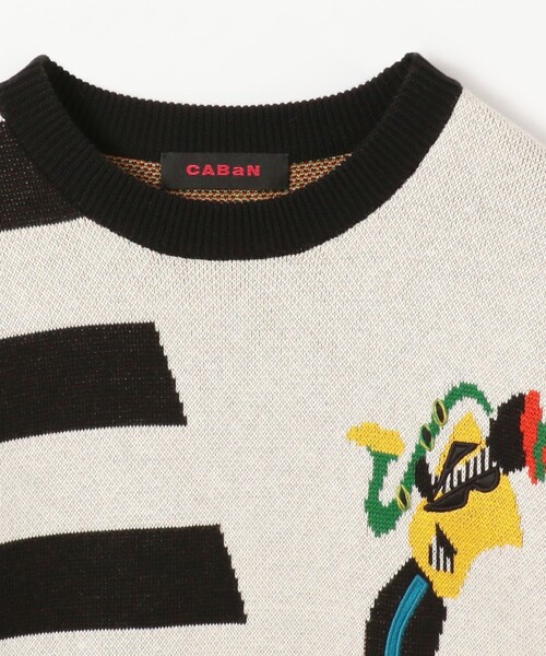 CABaN（キャバン） セーター ニット コットンカシミヤジャカード JAZZ