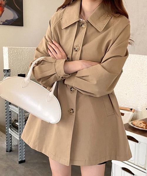 LADY LIKE（レディライク） ステンカラーコート コート ふんわり