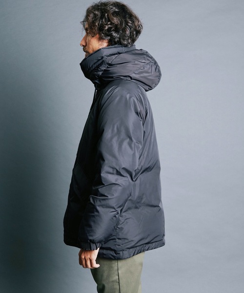 「Magine」 ダウンジャケット 44 ネイビー メンズ_画像3