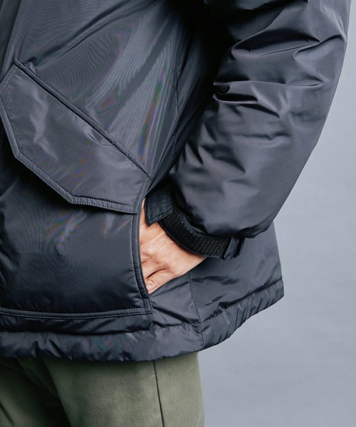 「Magine」 ダウンジャケット 44 ネイビー メンズ_画像9