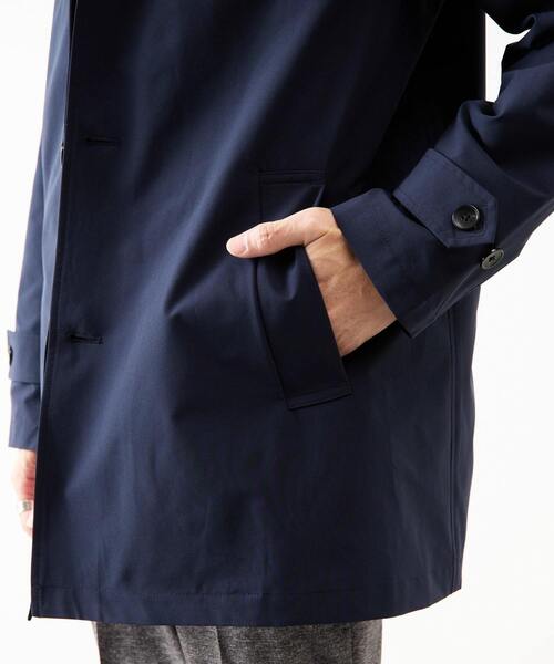 MEN'S MELROSE ロイヤルブルー ステンカラーコート MEN'S MELROSE ロイヤルブルー ステンカラーコート