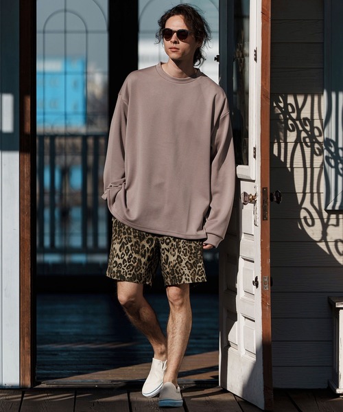 CAMBIO パンツ mp13255-Leopard Easy Short Pants ショート
