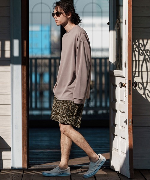 CAMBIO パンツ mp13255-Leopard Easy Short Pants ショート