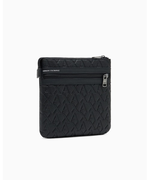 関税込 国内発 A/X Armani Exchange エンボス ショルダーバッグ ARMANI EXCHANGE ショルダーバッグ 「A|X アルマーニ