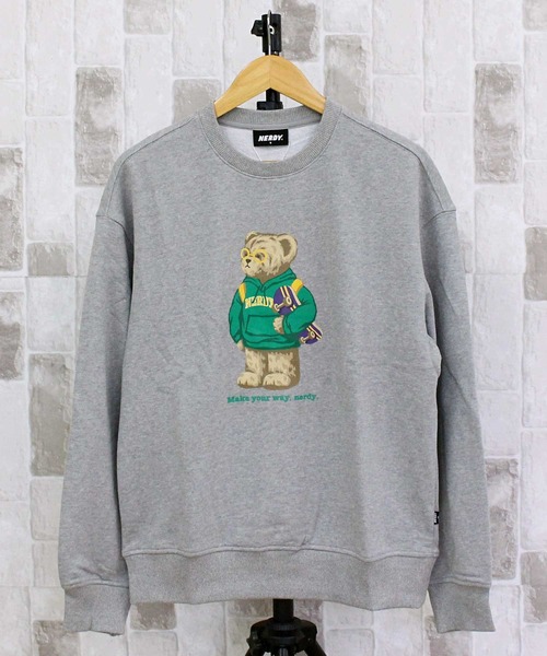 ノルディ 新作 Clever Neddy クレバーネディー スウェットシャツ NERDY トレーナー スウェット クレバーネディスウェットシャツ