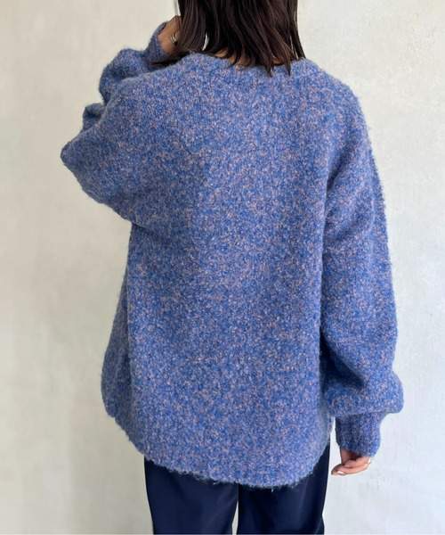 「CPCM」 ニットカーディガン FREE ブルー レディース_画像4