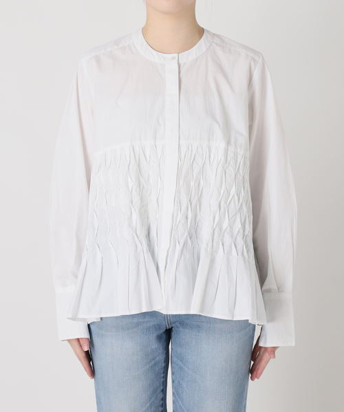 ブラウス シャツ ne Quittez pas / ヌキテパ COTTON POPLIN WAVE BLOUSE レディース Spick＆Span ブラウス シャツ ne Quittez pas / ヌキテパ COTTON