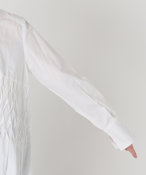 ne Quittez pas ホワイト長袖シャツ Spick＆Span ブラウス シャツ ne Quittez pas / ヌキテパ COTTON