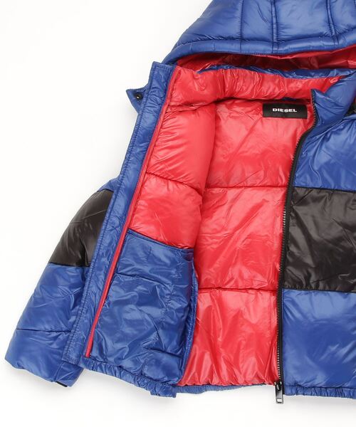 DIESEL KIDS 「DIESEL KIDS」 「KIDS」中綿ブルゾン 14Y レッド キッズ