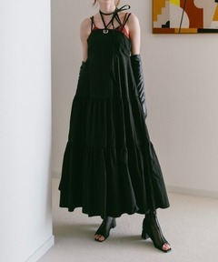 ワンピース Eyelet Tiered Dress/アイレットティアードドレス