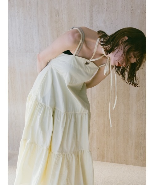 Eyelet Tiered Dress/アイレットティアードワンピース sahara ワンピース Eyelet Tiered Dress/アイレットティアード