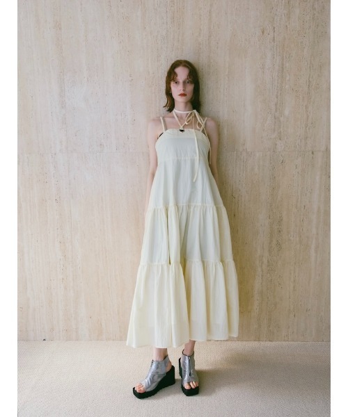 ワンピース Eyelet Tiered Dress/アイレットティアードドレス | sahara | 19