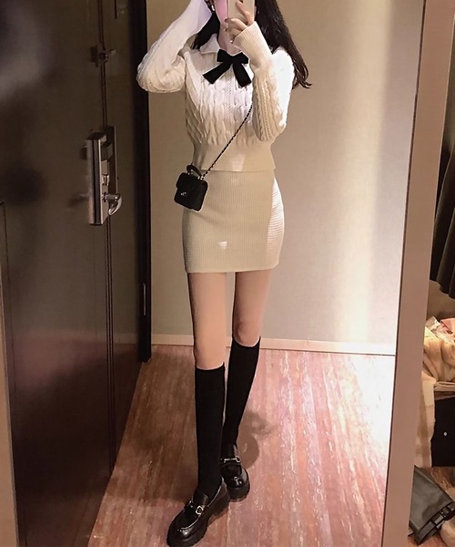 アレキサンダーワン タンクトップ ミニスカート セットアップ XL以上 Alexander Wang(アレキサンダーワン) セットアップ(レディース