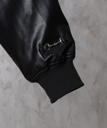 「ADRER」 スタジャン MEDIUM ブラック メンズの画像6