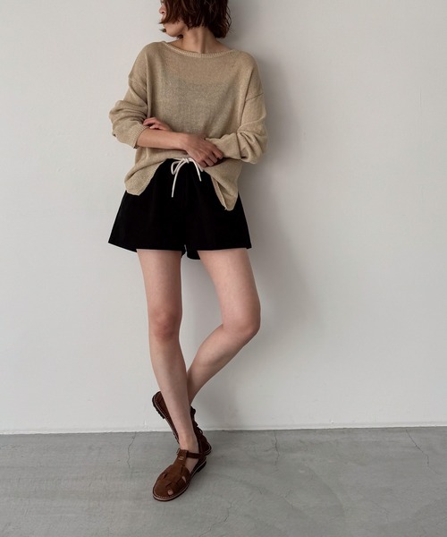 ニット セーター El mar　コットンレーヨンボートニット レディース CANAL JEAN ニット セーター El mar コットンレーヨンボート