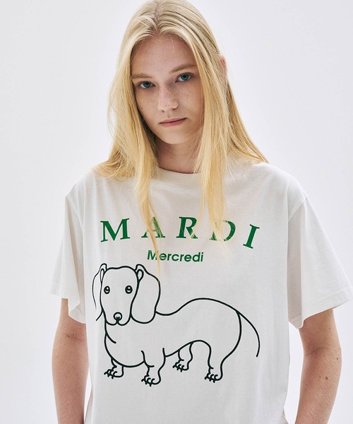 Mardi Mercredi（マルディメクルディ） tシャツ TSHIRT DDANJI CH.06