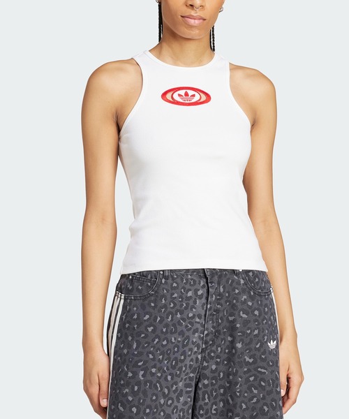 adidas アディダスオリジナル タンクトップ　ノースリーブ　ショート丈　完売 adidas タンクトップ ノースリーブ Adilenium シーズン 2