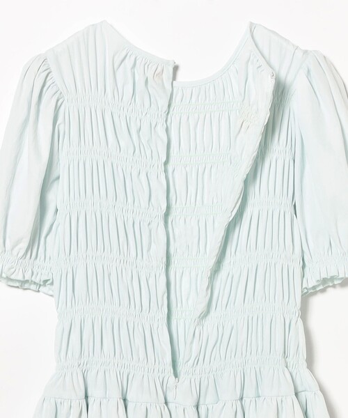 ワンピース 半袖 BEAMS SALON / フローティング バルーン ドレス