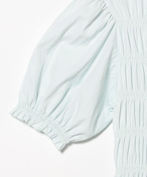 ワンピース 半袖 BEAMS SALON / フローティング バルーン ドレス