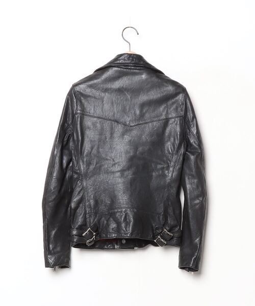 HYSTERIC GLAMOUR / レザージャケット・ブルゾン/FREE/レザー/BLK/2LB-7040 HYSTERIC GLAMOUR（ヒステリックグラマー） レザーブルゾン FREE