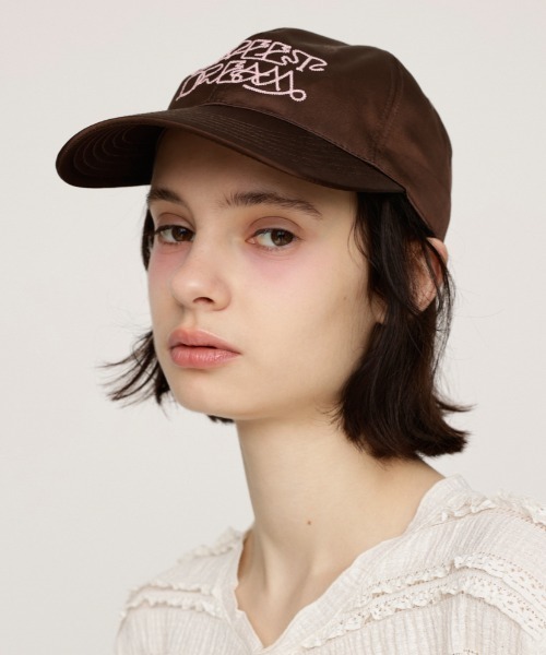 さ(自己紹介ご参照お願いします) 専用pois サテンキャップ SLY キャップ 帽子 FRONT LOGO SATIN CAP フロント ロゴ サテン