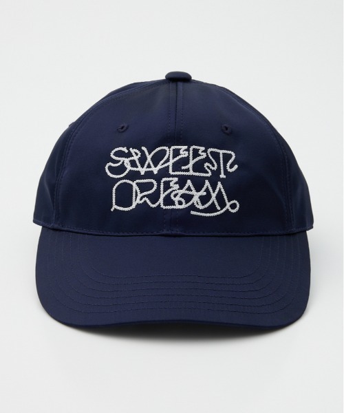 kvivavaサイン入りキャップ SLY キャップ 帽子 FRONT LOGO SATIN CAP フロント ロゴ サテン