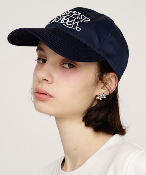 レディースキャップ SLY キャップ 帽子 FRONT LOGO SATIN CAP フロント ロゴ サテン
