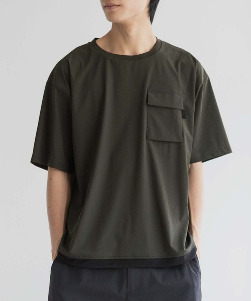 NAVY tシャツ 極冷Tシャツ「接触冷感 ドライ UVカット」 メンズ