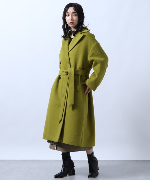 HARE（ハレ） チェスターコート M ブラウン レディース : ZOZOTOWN