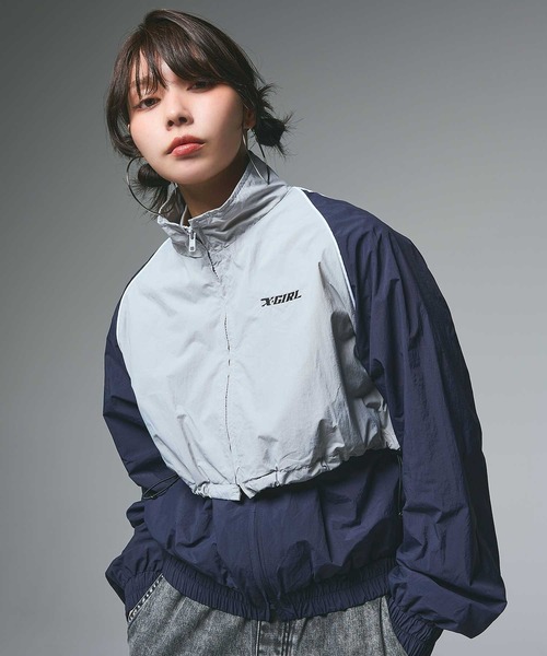 X-girl（エックスガール） ブルゾン ジャンバー 3WAY TRACK JACKET