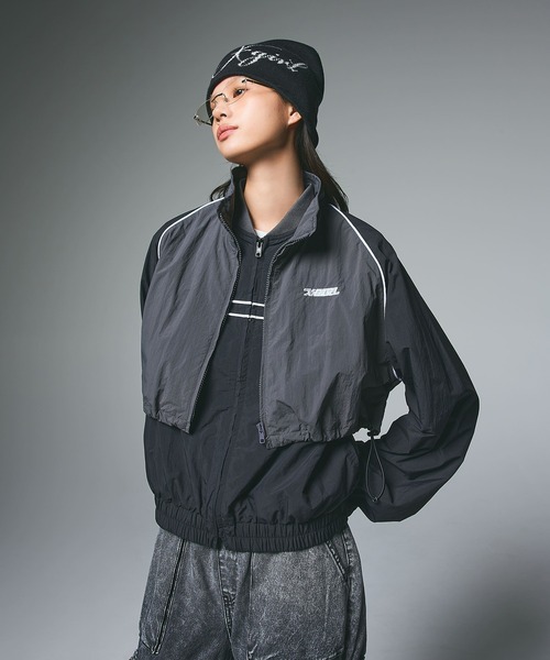 X-girl（エックスガール） ブルゾン ジャンバー 3WAY TRACK JACKET