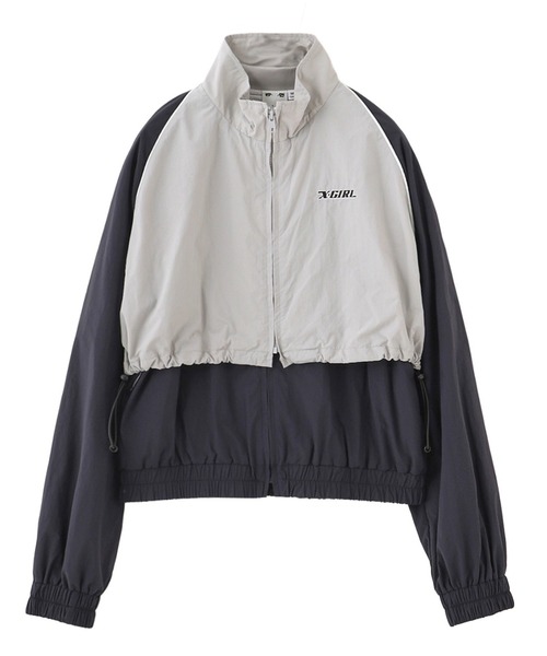 X-girl（エックスガール） ブルゾン ジャンバー 3WAY TRACK JACKET