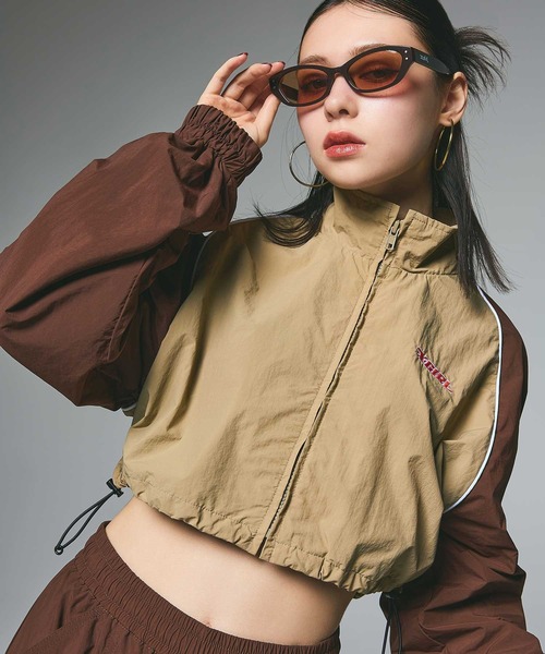 X-girl（エックスガール） ブルゾン ジャンバー 3WAY TRACK JACKET