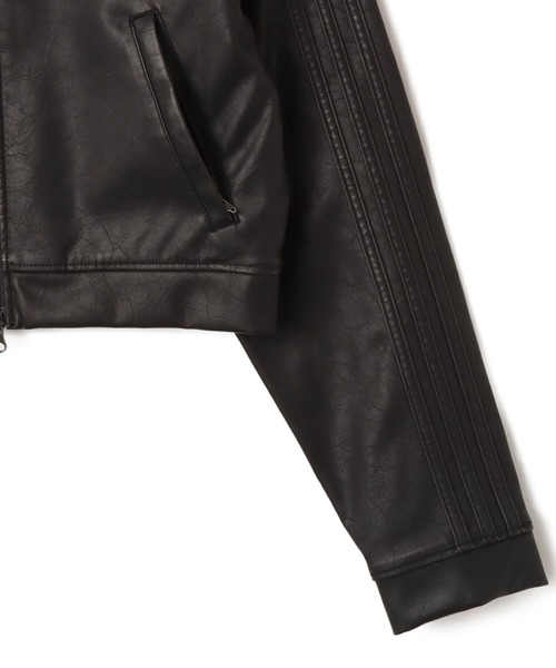 新作adidas ファイアーバードプレザージャケット adidas FIREBIRD PLEATHER JACKET ユーティリティブラック（アディダス