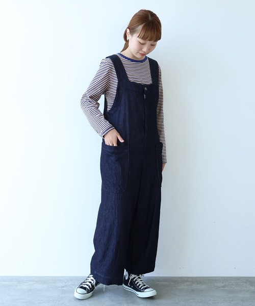 ビュルデサボン  オーバーオール bulle de savon サロペット オーバーオール ○mini gingham