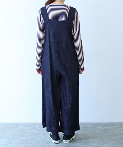 bulle de savon サロペット オーバーオール 7.7oz denim